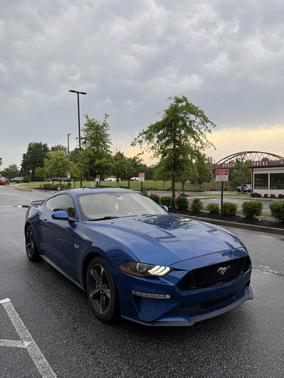 Blue 2018 Ford Mustang GT