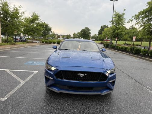 Blue 2018 Ford Mustang GT