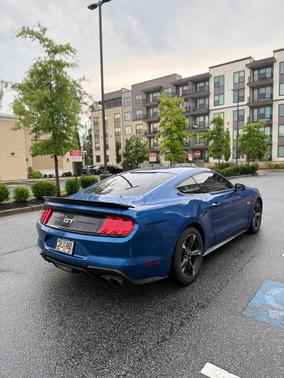 Blue 2018 Ford Mustang GT