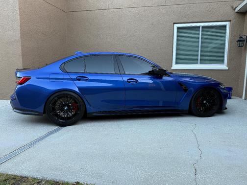 Blue 2022 BMW M3 Competition