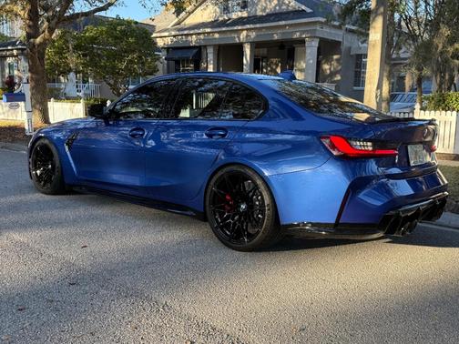 Blue 2022 BMW M3 Competition