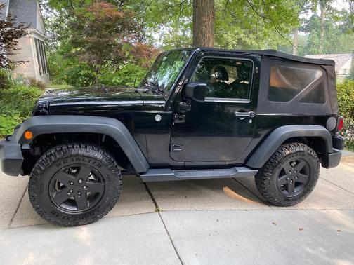 Black 2015 Jeep Wrangler Sport