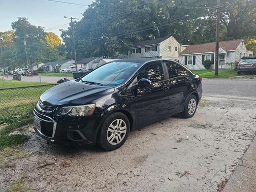 Black 2017 Chevrolet Sonic LS