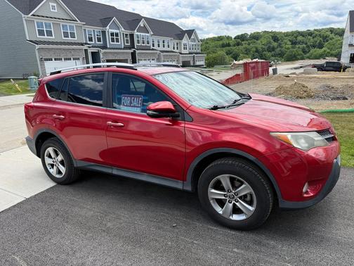 Red 2015 Toyota RAV4 XLE