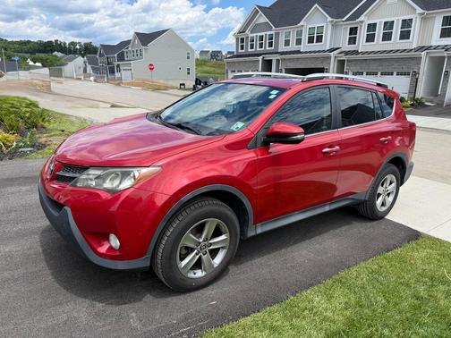 Red 2015 Toyota RAV4 XLE