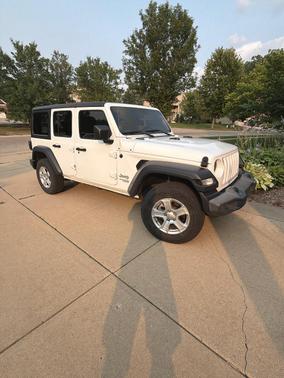 White 2019 Jeep Wrangler Unlimited Sport S
