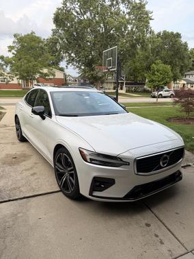 White 2020 Volvo S60 T5 R-Design
