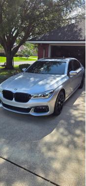 Silver 2018 BMW 750 i xDrive