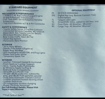 2026 Toyota 4Runner Limited