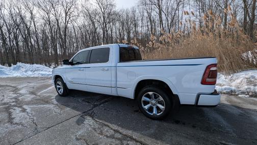 White 2020 RAM 1500 Limited