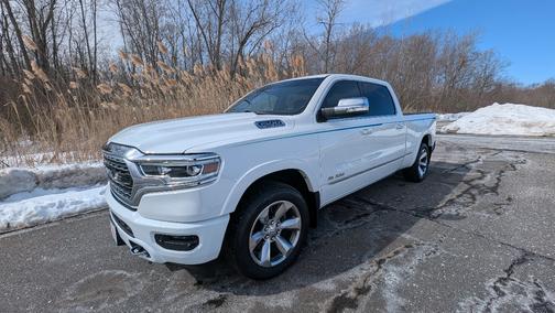 White 2020 RAM 1500 Limited