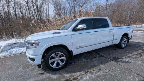 White 2020 RAM 1500 Limited