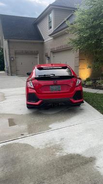 Red 2019 Honda Civic Sport