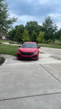 Red 2019 Honda Civic Sport