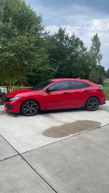 Red 2019 Honda Civic Sport