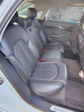 White 2017 Audi A8 L 4.0T Sport