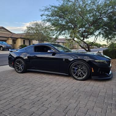 Black 2025 Ford Mustang Dark Horse