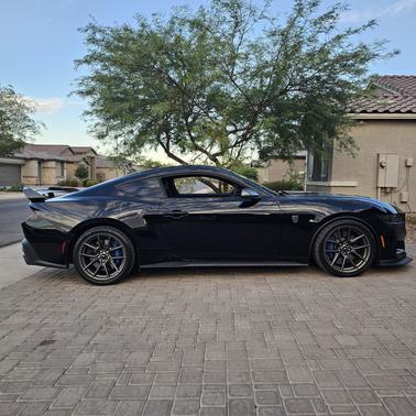 Black 2025 Ford Mustang Dark Horse