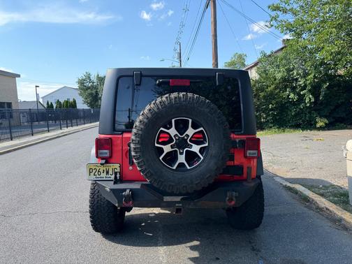 Red 2013 Jeep Wrangler Unlimited Rubicon