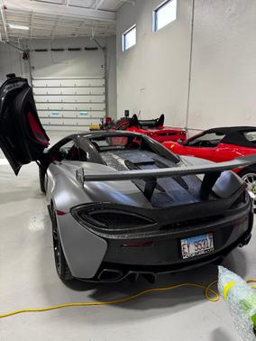 Gray 2019 McLaren 570S Spider