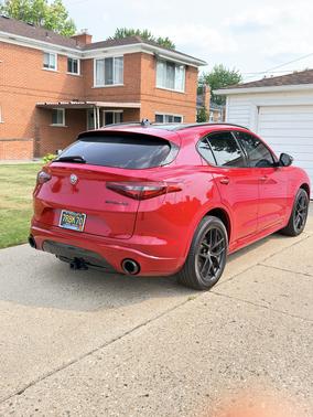 Red 2020 Alfa Romeo Stelvio Ti