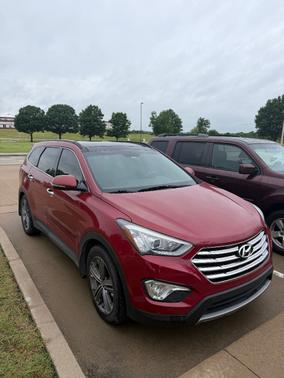 Red 2015 Hyundai SANTA FE GLS