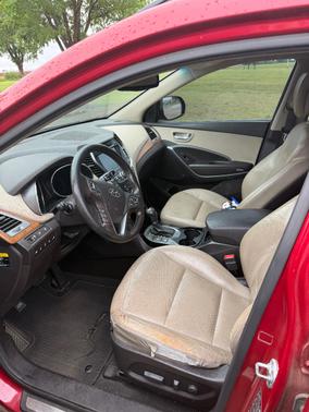Red 2015 Hyundai SANTA FE GLS