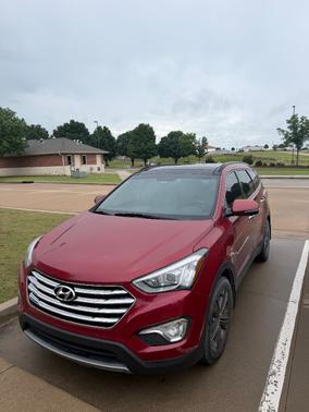 Red 2015 Hyundai SANTA FE GLS