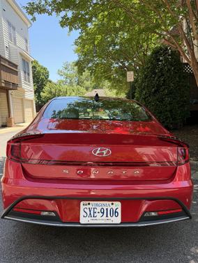 Red 2021 Hyundai SONATA SE