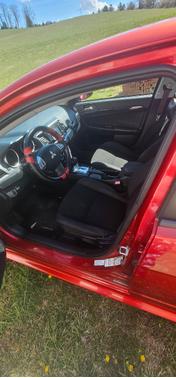 Red 2017 Mitsubishi Lancer SE