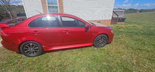 Red 2017 Mitsubishi Lancer SE