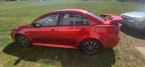 Red 2017 Mitsubishi Lancer SE