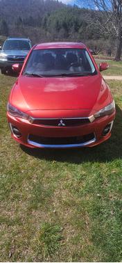Red 2017 Mitsubishi Lancer SE