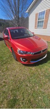 Red 2017 Mitsubishi Lancer SE