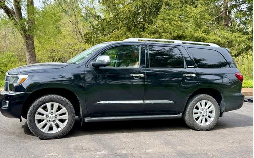 Black 2021 Toyota Sequoia Platinum