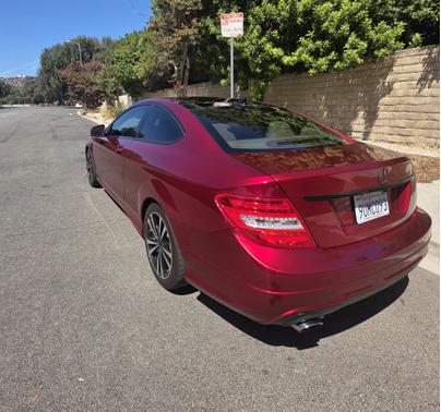 Red 2015 Mercedes-Benz C-Class C 250