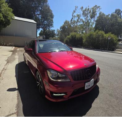 Red 2015 Mercedes-Benz C-Class C 250
