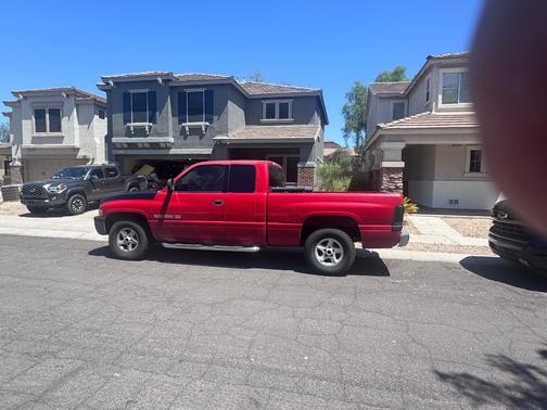 Red 2001 Dodge Ram 1500 Quad Cab