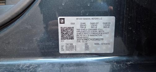 2018 GMC Sierra 1500 SLT