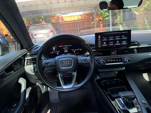 Black 2021 Audi A4 45 S line Premium Plus