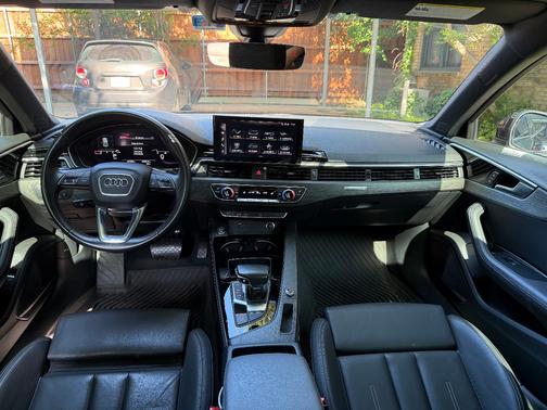 Black 2021 Audi A4 45 S line Premium Plus