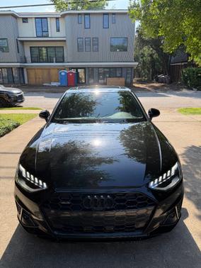 Black 2021 Audi A4 45 S line Premium Plus
