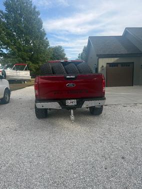 Red 2017 Ford F-150 XLT