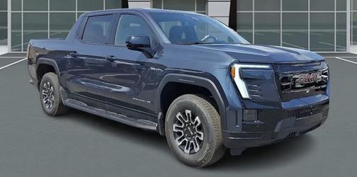 Blue 2026 GMC Sierra EV Standard Range Elevation