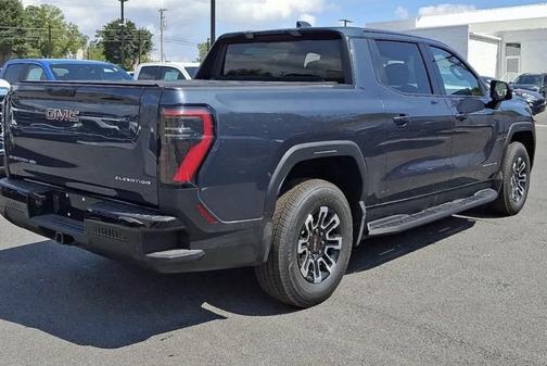 Blue 2026 GMC Sierra EV Standard Range Elevation
