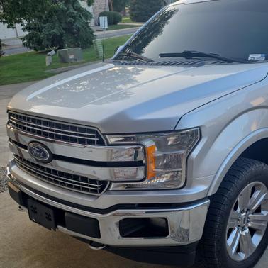 Silver 2018 Ford F-150 Lariat