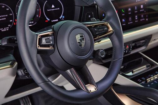 Gray 2025 Porsche Cayenne Turbo E-Hybrid