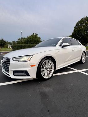 White 2017 Audi A4 2.0T Premium Plus