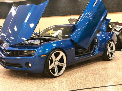 Blue 2012 Chevrolet Camaro 2LS