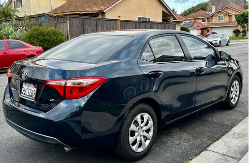 Blue 2017 Toyota Corolla LE